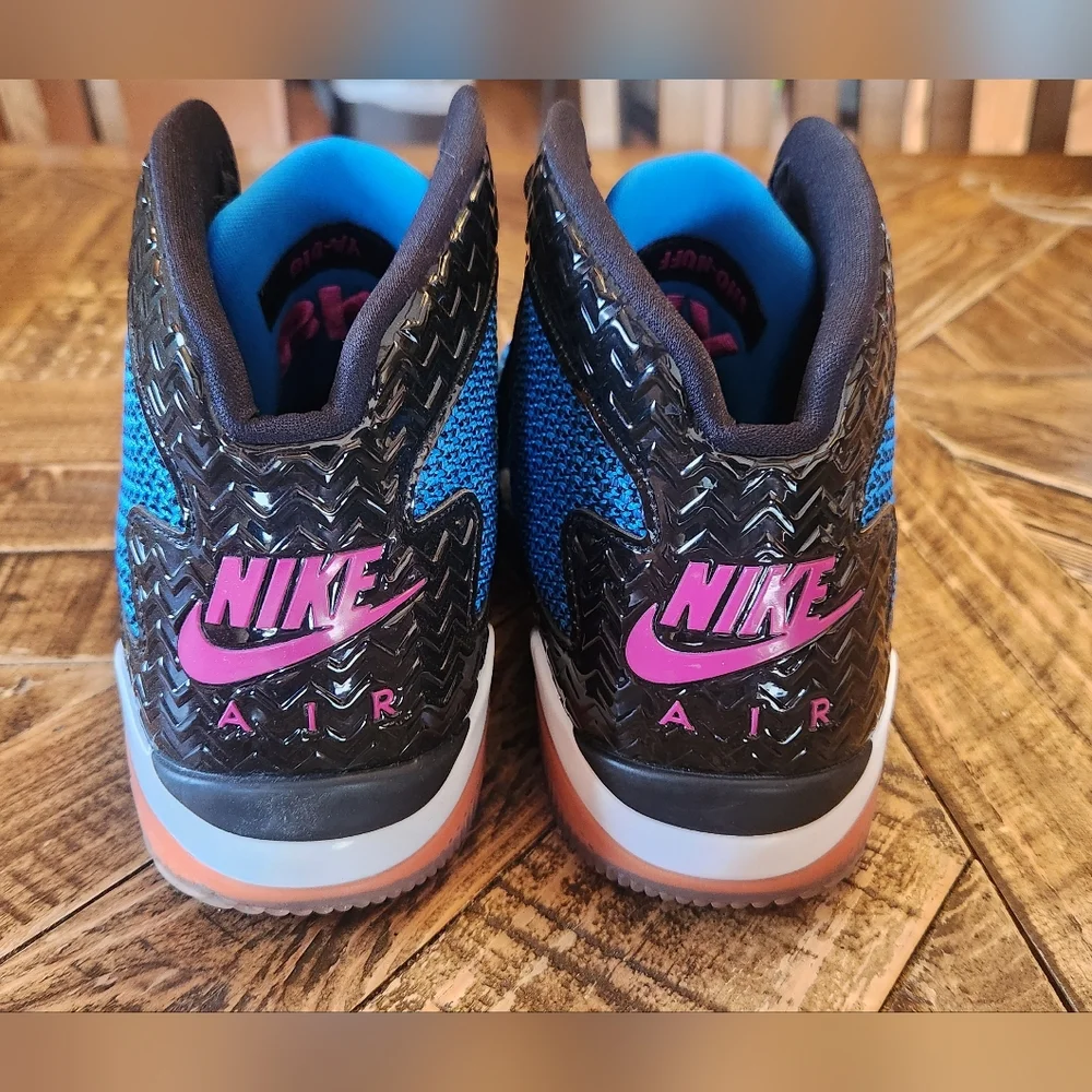 Air Jordan Spike Forty 'Photo Blue' 819952-029 Mens Blue And Pink Nike Air 10 - Picture 7 of 16